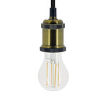 Lot x2 ampoules à filament led edf  standard  culot e27  conso 8w eq. 75w  blanc chaud