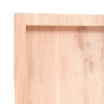 vidaXL Étagère murale 140x60x(2-6) cm bois de chêne massif non traité