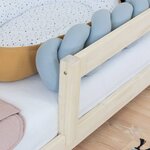 Lit cabane enfant NAKANA 120 x 200 vert sauge