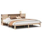 vidaXL Lit bibliothèque sans matelas 180x200 cm bois massif de pin