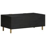 vidaXL Table basse noir 100x54x40 cm bois d'ingénierie