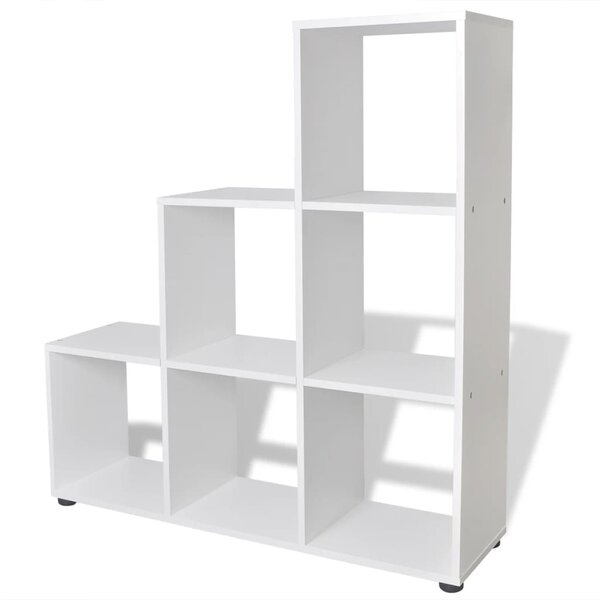 vidaXL Bibliothèque/étagère 107 cm Blanc