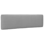 vidaXL Canapé central palette de jardin Blanc Bois de pin imprégné