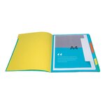 Trieur Agrafé Avec Élastiques 7 Compartiments - Vert - X 12 - Exacompta