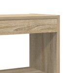 vidaXL Meuble de rangement / Cloison en chêne Sonoma 80x30x198 cm