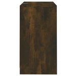 vidaXL Buffet Chêne fumé 70x41x75 cm Bois d'ingénierie
