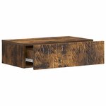 vidaXL Table d'appoint murale 59 x 34 5 x 17 cm Bois d'ingénierie