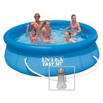 Intex kit piscinette easy set autoportante ronde (ø)3,05 x (h)0,76m