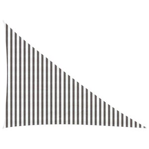 vidaXL Voile d'ombre Gris clair et blanc 3 x 4 x 5 m HDPE