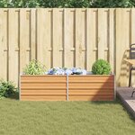 vidaXL Jardinière surélevée Marron Clair 160 x 40 x 45 cm