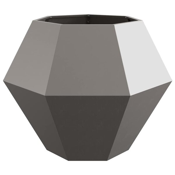 vidaXL Jardinière Rouillé 100 x 100 x 80 cm