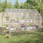 vidaXL Couverture pour plantes Transparent 5 × 3 5 m PVC