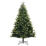 vidaXL Sapin de Noël artificiel à charnières avec support 150 cm
