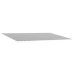 vidaXL Toile de rechange pour auvent Anthracite et blanc 600 × 300 cm