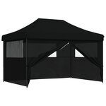 vidaXL Tente de fête Noir 279 x 410 x 315 cm Tissu Oxford