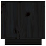 vidaXL Meuble TV Noir 156x40x40 cm Bois de pin massif