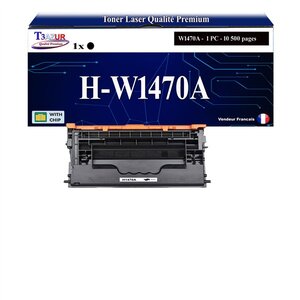 T3AZUR -Toner compatible avec HP W1470A (147A) pour HP LaserJet Enterprise M610  M610dn  M610n  M611dn  M611n  M611x  M612dn