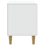 vidaXL Cabinet de chevet Blanc 62 x 34 5 x 48 cm Bois d'ingénierie