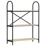 vidaXL Étagère Chêne Sonoma 80 x 30 x 109 cm Bois d'ingénierie