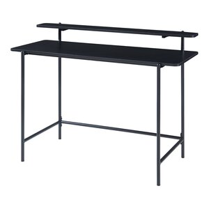 Bureau table poste de travail 120 x 55 x 88 cm noir 03_0009066