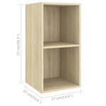Vidaxl ensemble de meuble tv 3 pièces chêne sonoma aggloméré