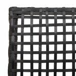 vidaXL Chaise de jardin 2 Pièces Noir 53 x 60 x 85cm polyrotin
