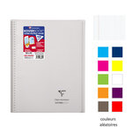 Cahier protège-cahier Koverbook Piqué Polypro 24x32 cm 160 P Q 5x5 Coloris Alé... CLAIREFONTAINE