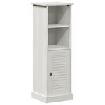 vidaXL Ensemble de mobilier de salle de bain 5 Pièces Blanc antique