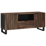 vidaXL Unites TV avec tiroir Noyer 105 x 33 x 46 cm Bois d'ingénierie