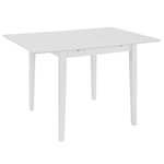 vidaXL Mobilier de salle à manger 5 Pièces MDF Blanc