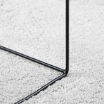 vidaXL Tapis OVIEDO à poils courts gris Ø 160 cm