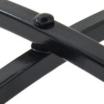 vidaXL Table de bistro mosaïque bleu et blanc Ø50x70 cm céramique