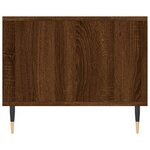 vidaXL Table basse chêne marron 90x50x40 cm bois d'ingénierie