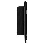Armoire de miroir de salle de bain vidaXL avec lumière LED Chêne Noir 80x37 cm