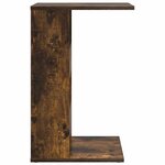 vidaXL Table d'appoint Chêne fumé 40 x 35 x 60 5 cm Bois d'ingénierie