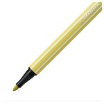 Stylo feutre Pen 68  jaune moutarde STABILO