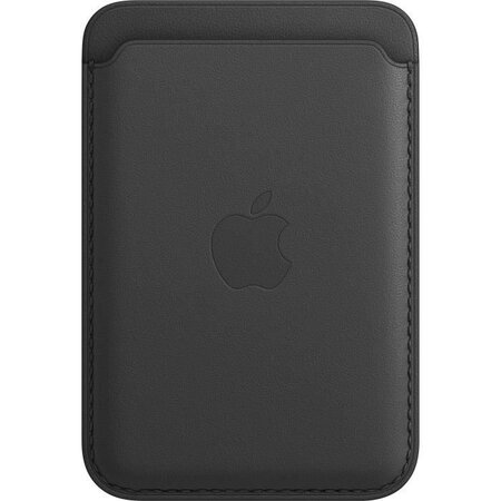 APPLE iPhone Porte-cartes en cuir avec MagSafe - Noir