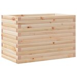 vidaXL Jardinière 70x40x46 cm bois de pin massif