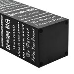 vidaXL Porte-parapluie Texte Acier Noir