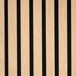 WallArt Panneaux muraux acoustiques Aku chêne clair 4 Pièces