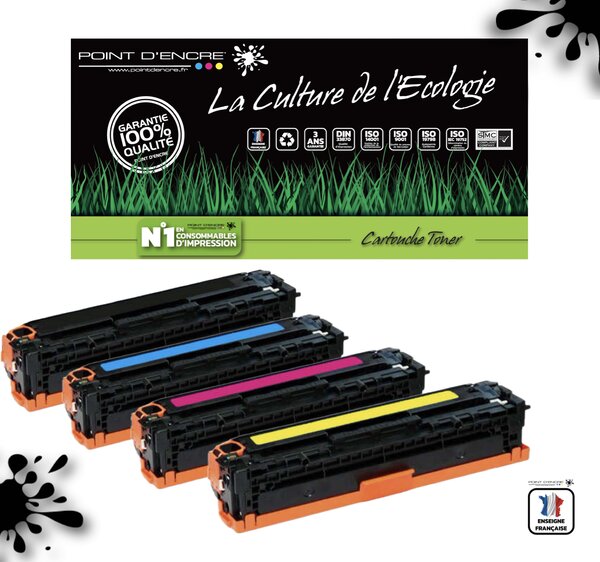045H / 054H - 4 Cartouches NOIR / CYAN / MAGENTA / JAUNE - Grande capacité