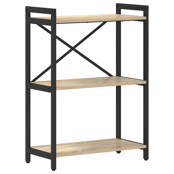 vidaXL Bibliothèque Chêne sonoma 60 x 30 x 83 cm Bois d'ingénierie