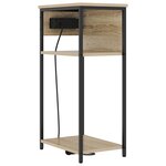vidaXL Cabinet de chevet Chêne sonoma 28.1 x 40.9 x 75 cm