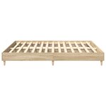vidaXL Cadre de lit sans matelas chêne sonoma 160x200 cm