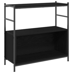 Bibliothèque vidaXL Chêne Noir 80x30x78 5 cm Bois Égalisé