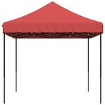vidaXL Tente de réception pliable escamotable bordeaux 410x279x315 cm