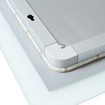 Miroir décoration moderne design LED Scafa pour salle de bain avec loupe 3 fois 70 x 100 cm blanc 03_0010171