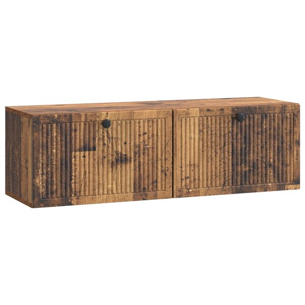 vidaXL Meuble TV mural Bois ancien 98 x 31 x 30 cm Bois d'ingénierie