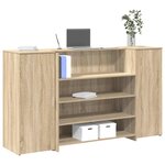 vidaXL Bureau réception chêne sonoma 180x50x103 5 cm bois d'ingénierie
