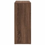 vidaXL Buffet Chêne marron 60x30x75 cm Bois d'ingénierie
